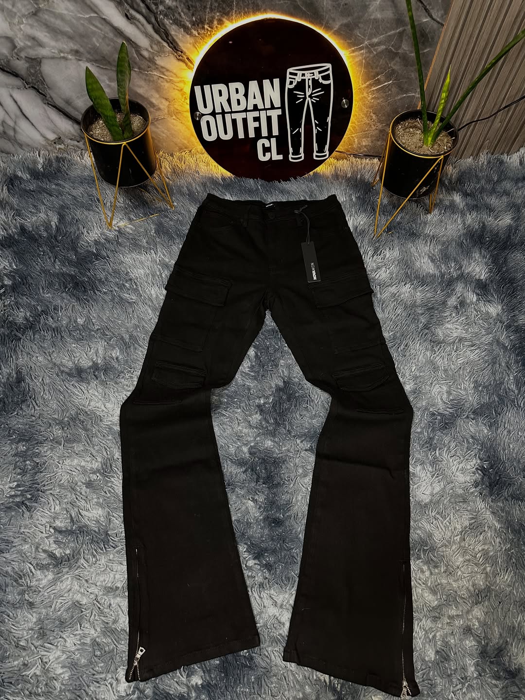 Jeans Bootcut Negro